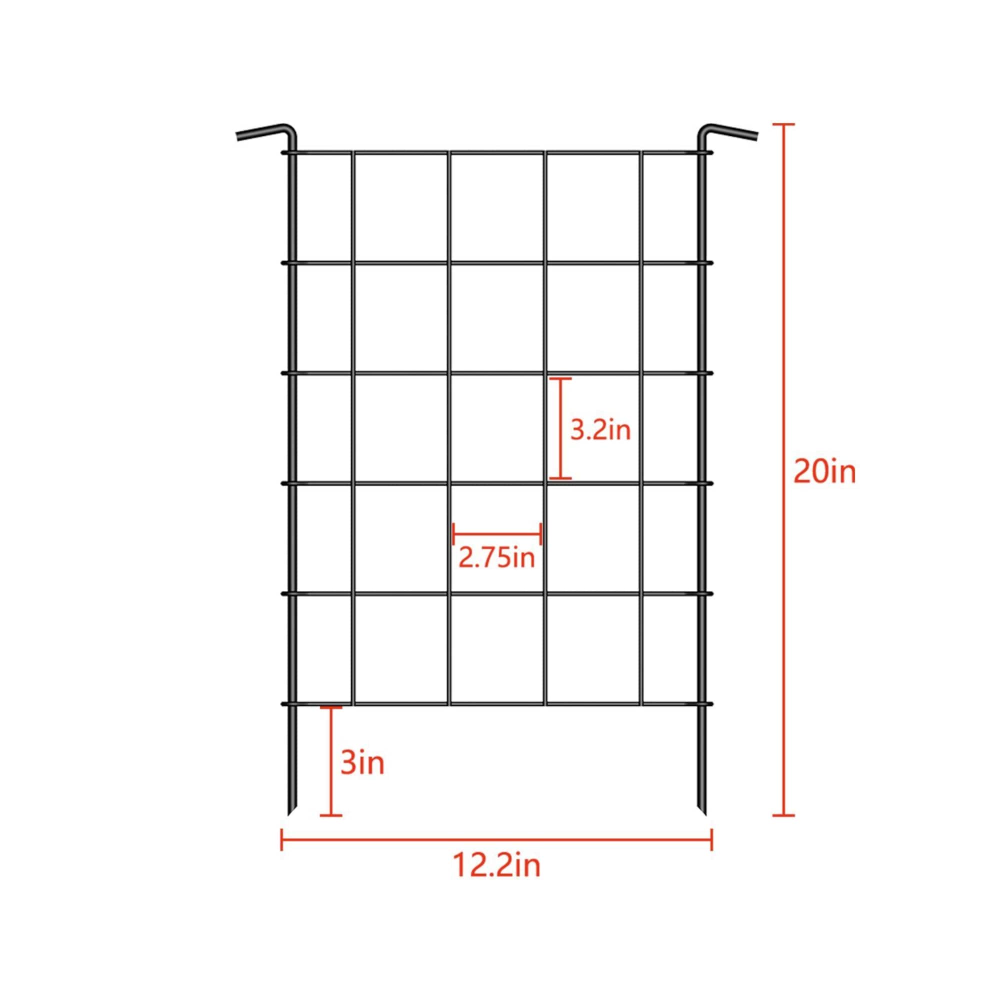 NEX™ Garden Decor Fence Rustproof Metal Wire Animal Barrier, 28ct.